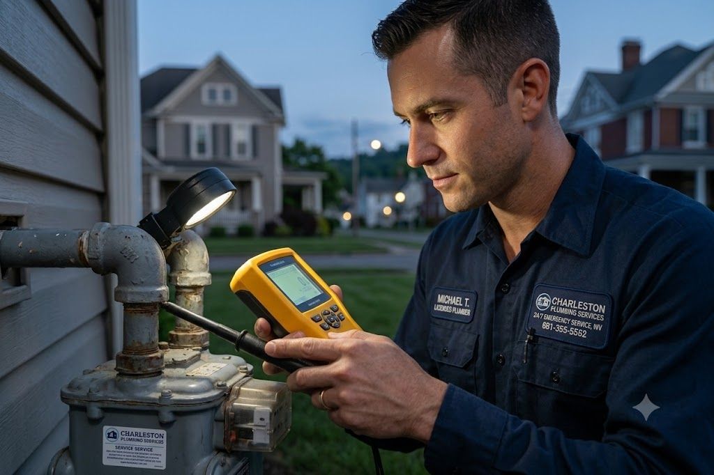 What counts as a gas line emergency in Charleston WV — Charleston Plumbing Services gas leak 