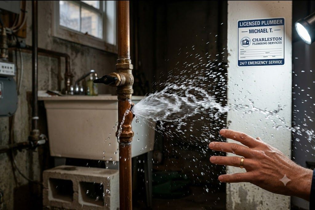 What should I do if a pipe bursts in my home in Charleston WV — Charleston Plumbing Services 