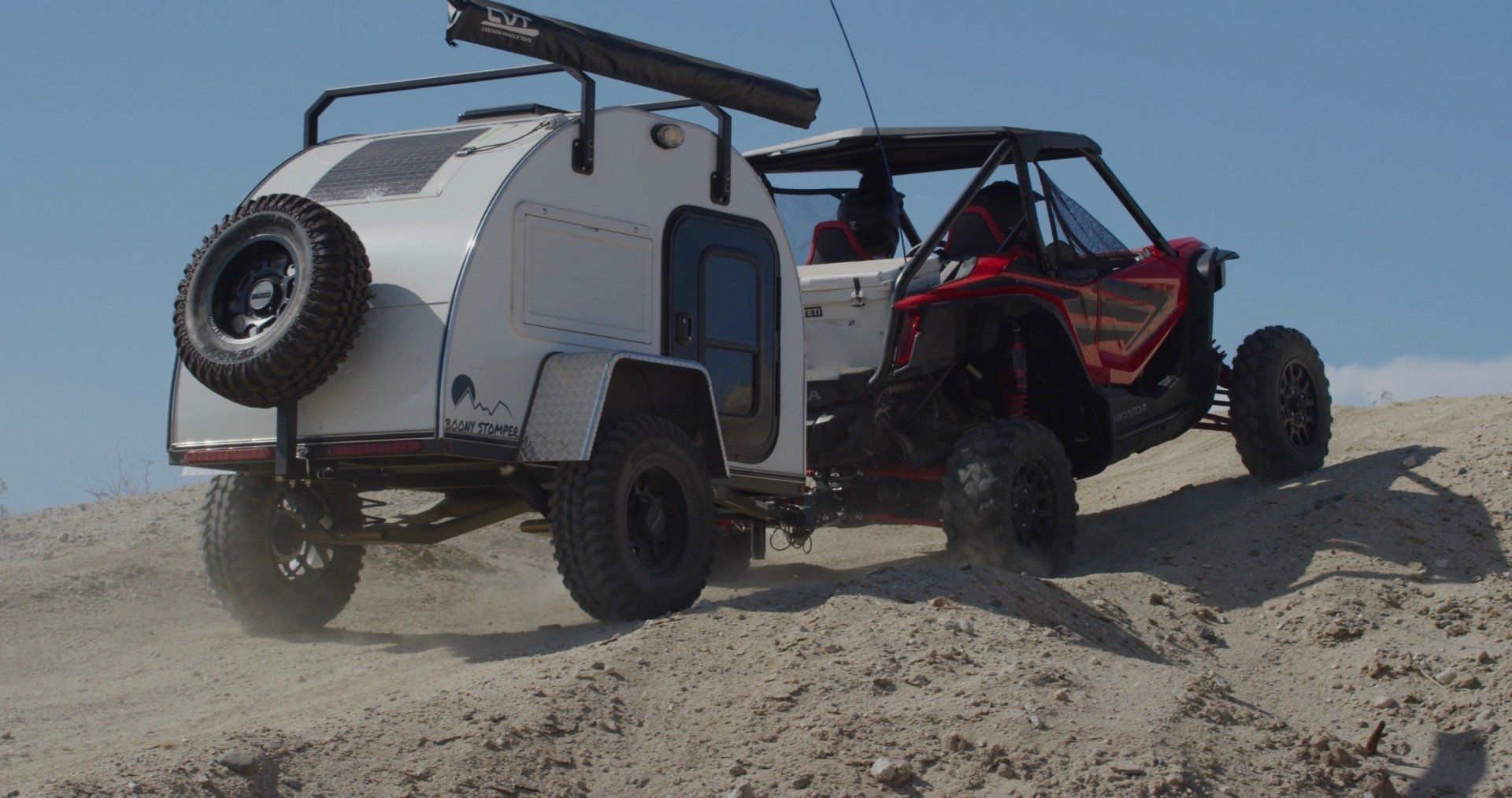 utv with trailer in borrego springs