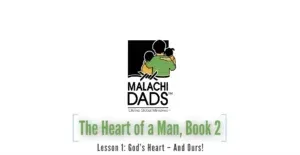 Logo for Malachi Dads, with an illustration of three figures hugging, titled 