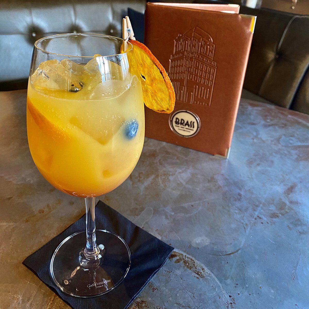 No alcohol aperol mocktail