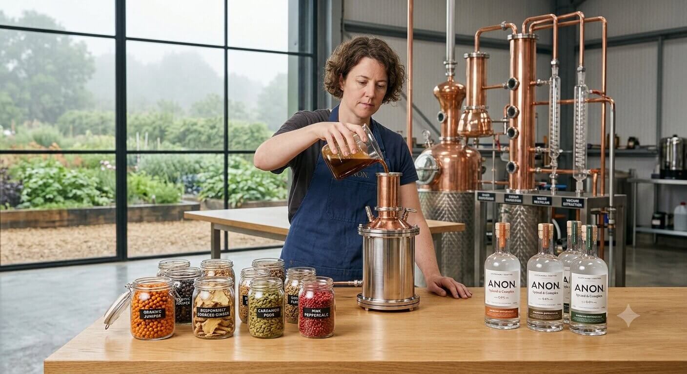 ANON's Eco-Friendly Approach to Non-Alcoholic Distillation