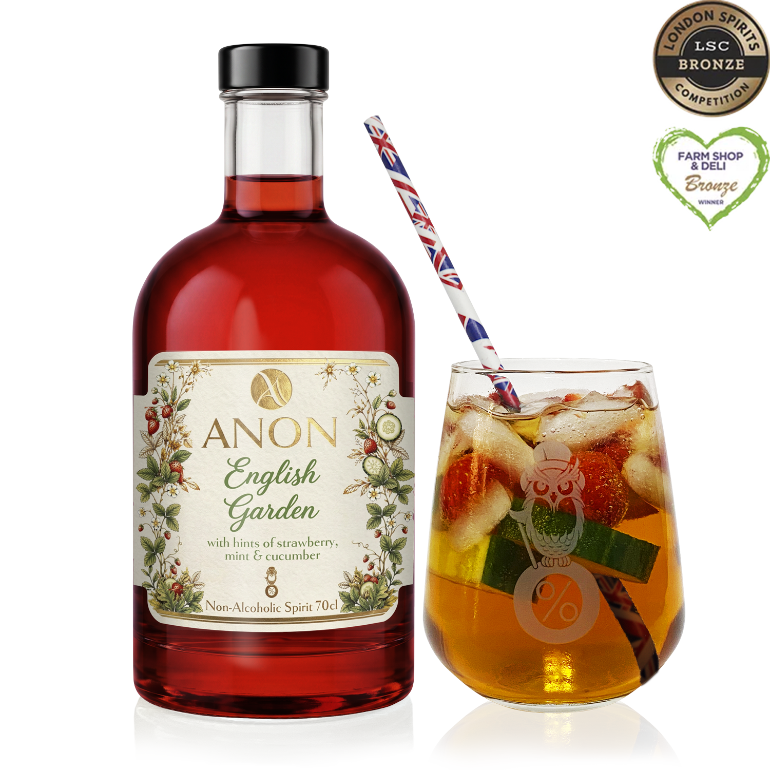 English Garden Non-Alcoholic Aperol Spirit