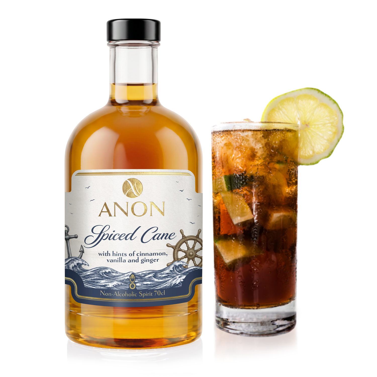 Spiced Cane Non-Alcoholic Aperol Spirit