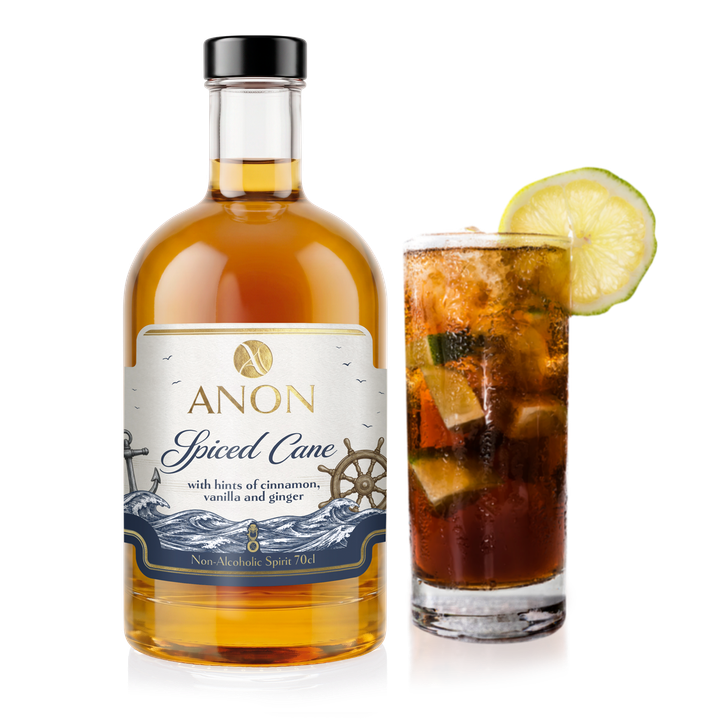 non alcoholic rum ANON Spiced Cane Spirit