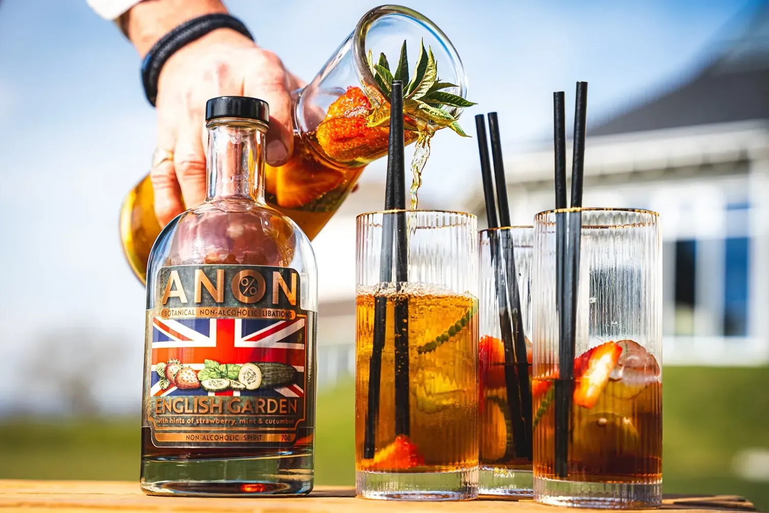 ANON’s new flavour – English Garden, a refreshing blend of strawberry, cucumber and mint 