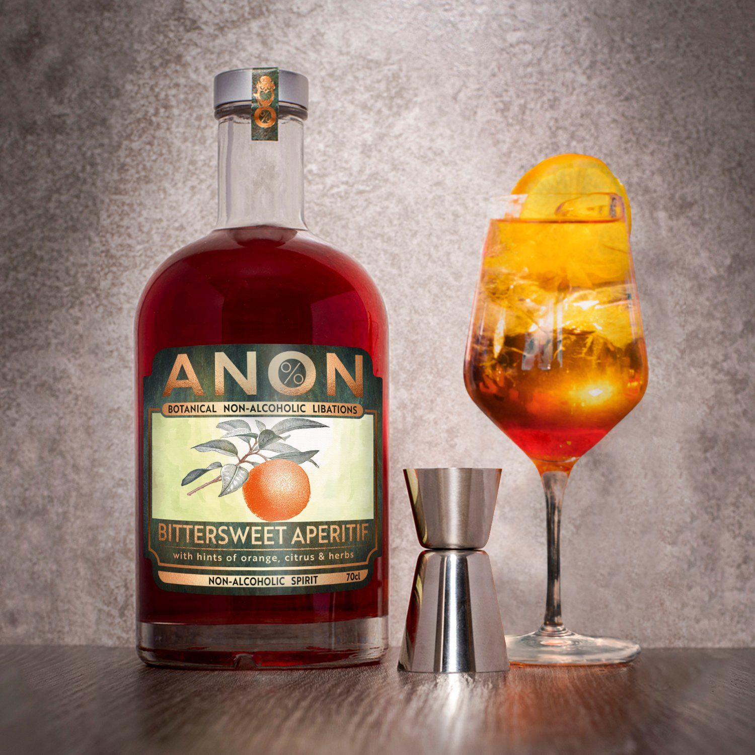Non alcoholic aperol