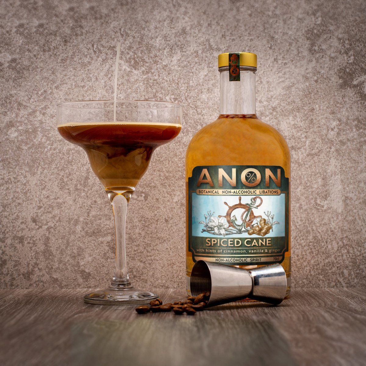 Alcohol free spiced rum