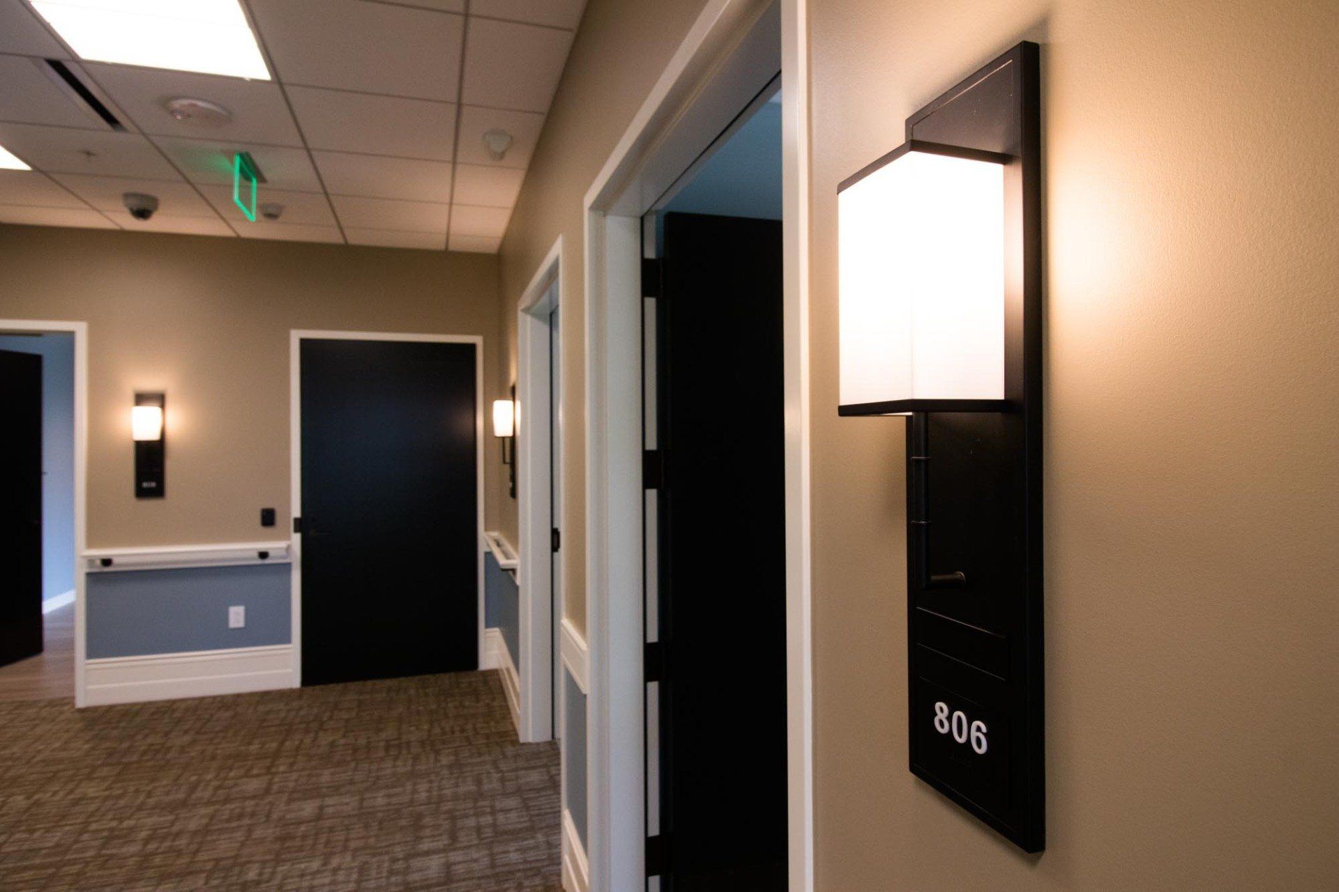 A sconce light