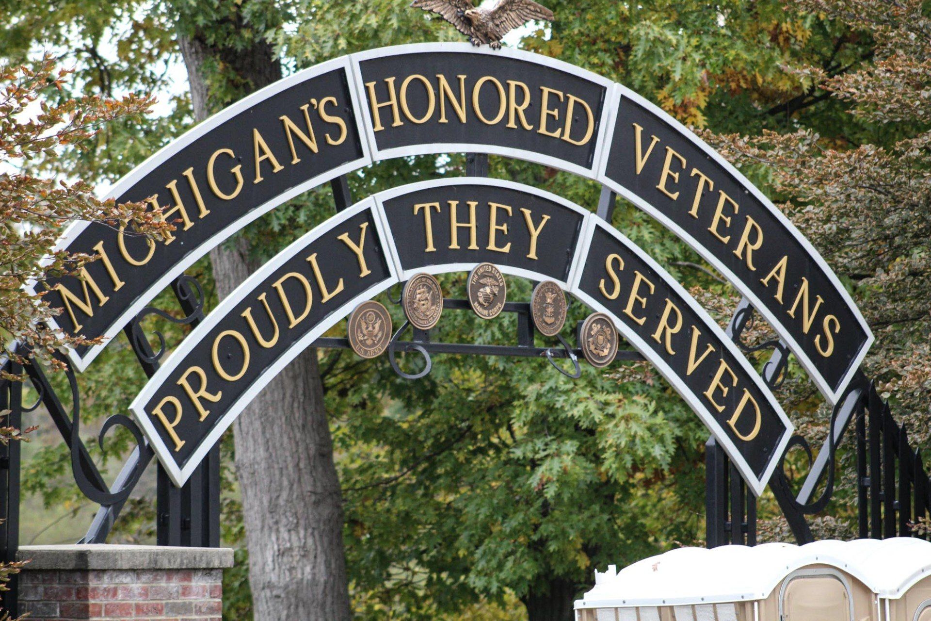 Sign at Grand Rapids Veterans Home