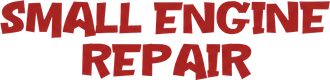Red text on white background: