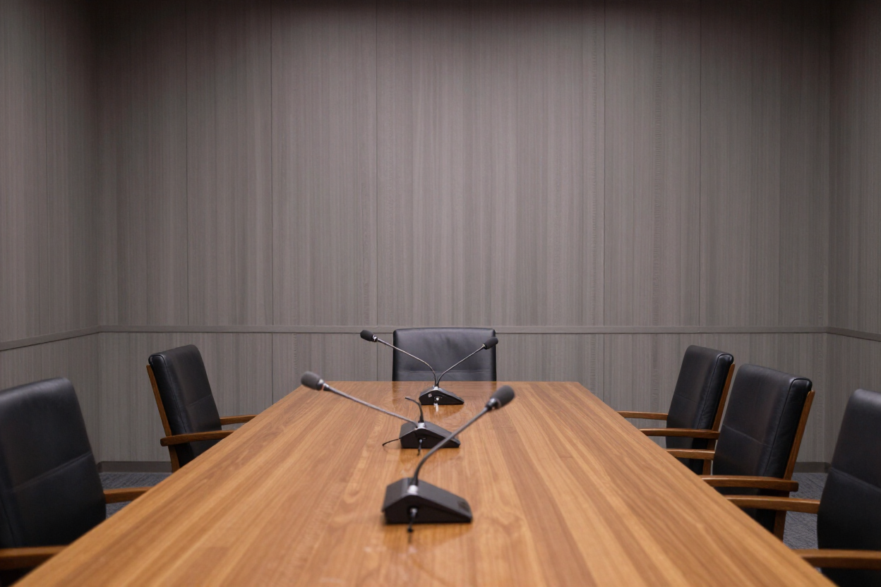 Formal oversight hearing room
