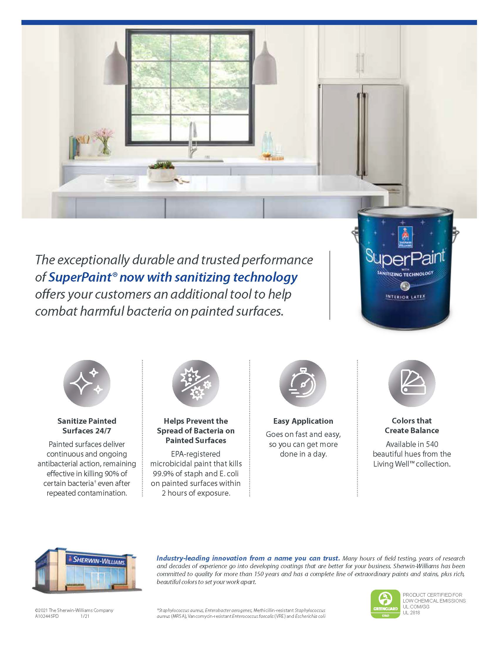 Learn About Sherwin Williams SuperPaint with Sanitizing Technology