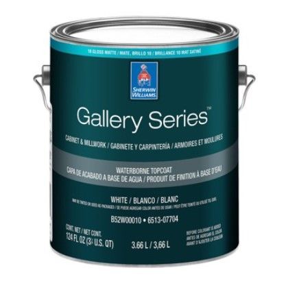 Sherwin Williams paint product sheet Gallery cabinet paint
