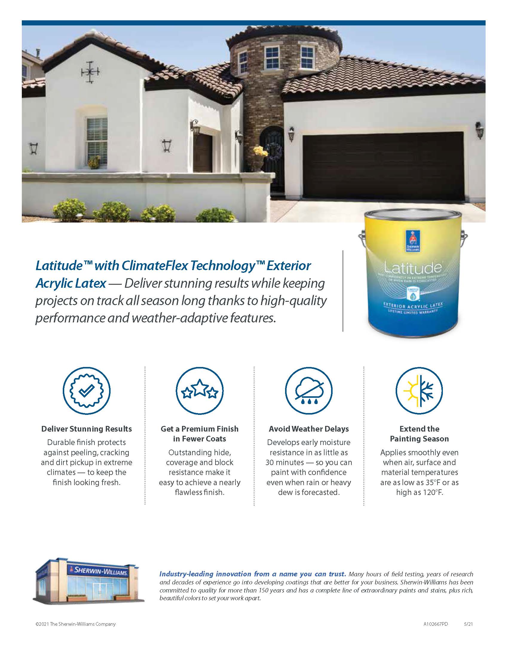 Latitude Paint Great For Winter and Spring Painting