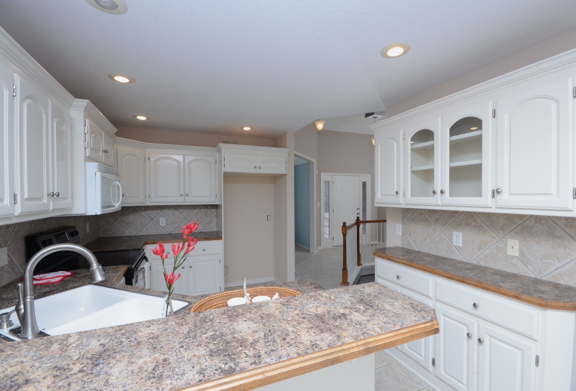 Painted Kitchen Cabinets Home Pros Painting Olathe KS