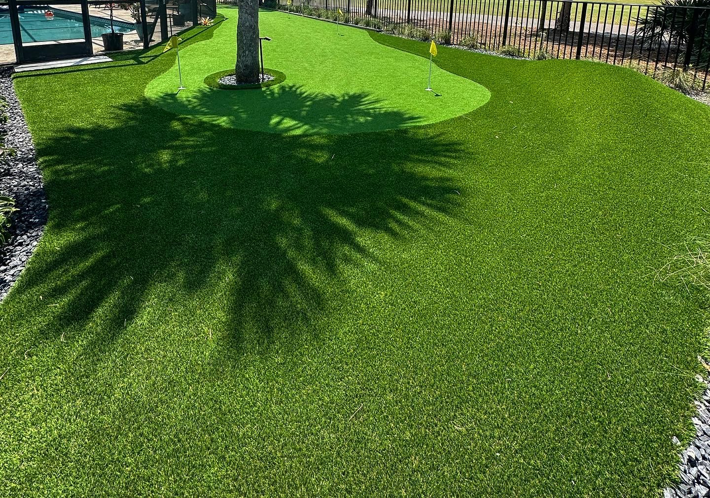 Artificial turf in South Florida.