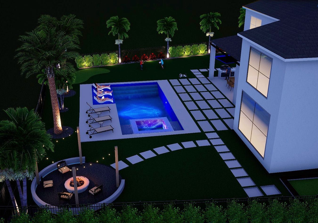 custom pathway custom walkway in south florida