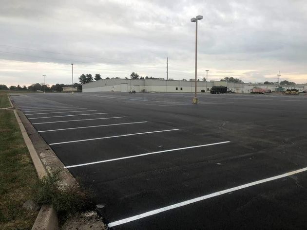Freshly Laid Asphalt on Driveway