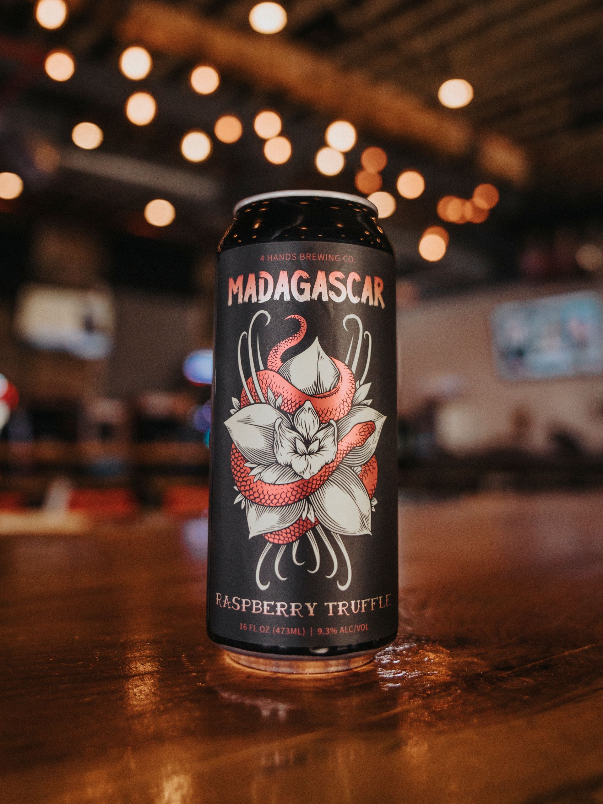 4 Hands Brewing Company Madagascar Raspberry Truffle can