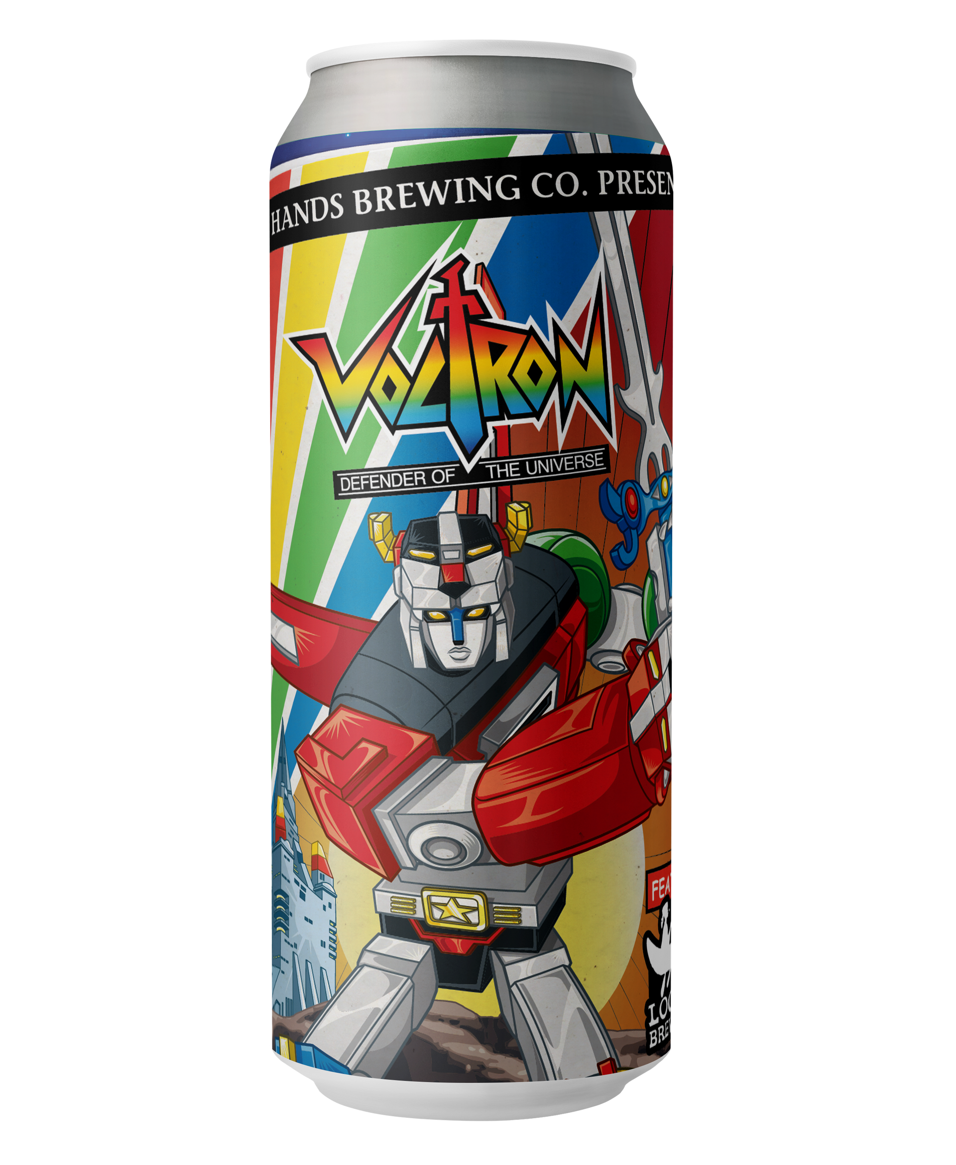 A can of 4 Hands Brewing Company Voltron Volume Nine