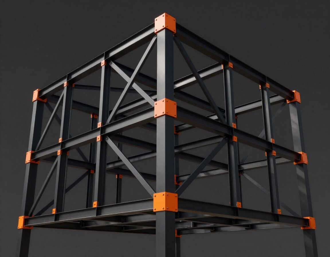Imagen de estructura metálica industrial