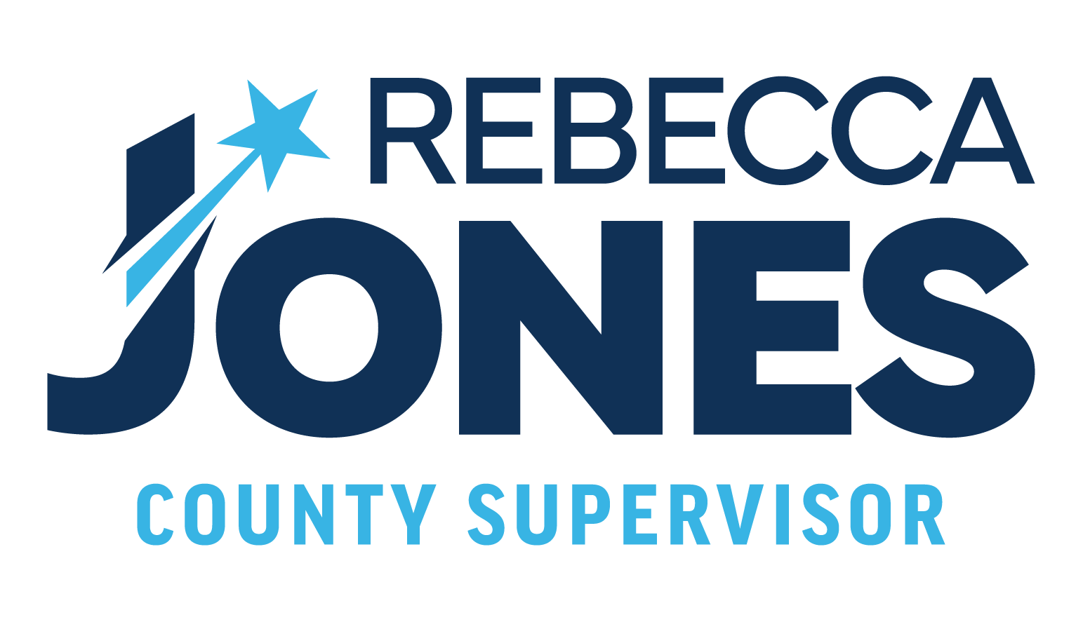 Rebecca Jones for County Supervisor Logo