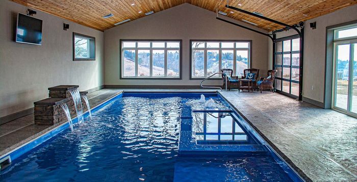 indoor pool construction