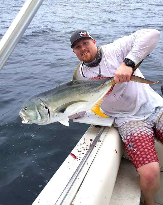 Amberjack caught fishing charter