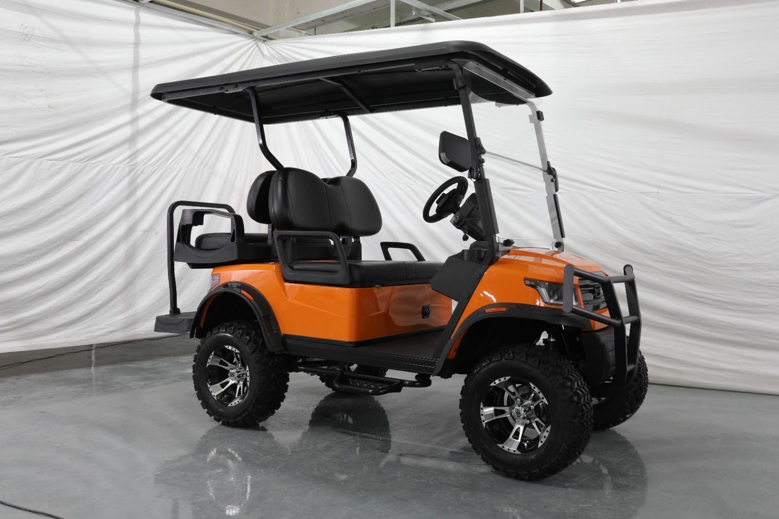 A Golf Cart is Parked in a Showroom — Golf Carts Top End in Palmerston, NT