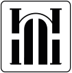 Logotipo de Pandora Hoteles en blanco y negro con icono de edificio estilizado y texto en negrita.