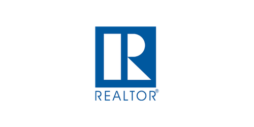 Logotipo de REALTOR: cuadrado azul con una “R” estilizada en blanco sobre la palabra “REALTOR”.