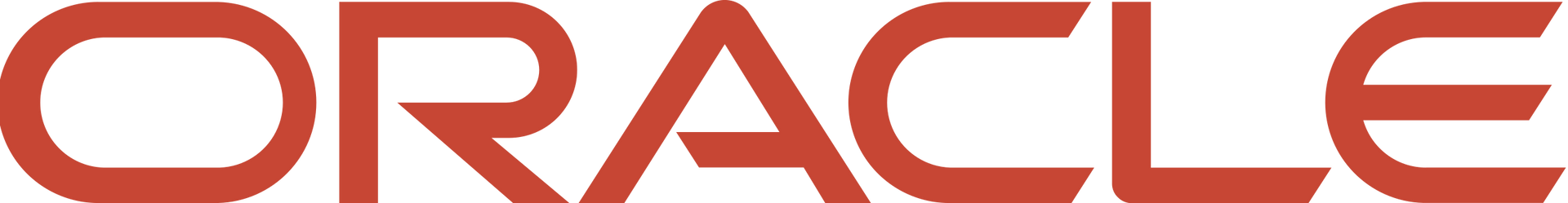 The word oracle is written in red on a white background.