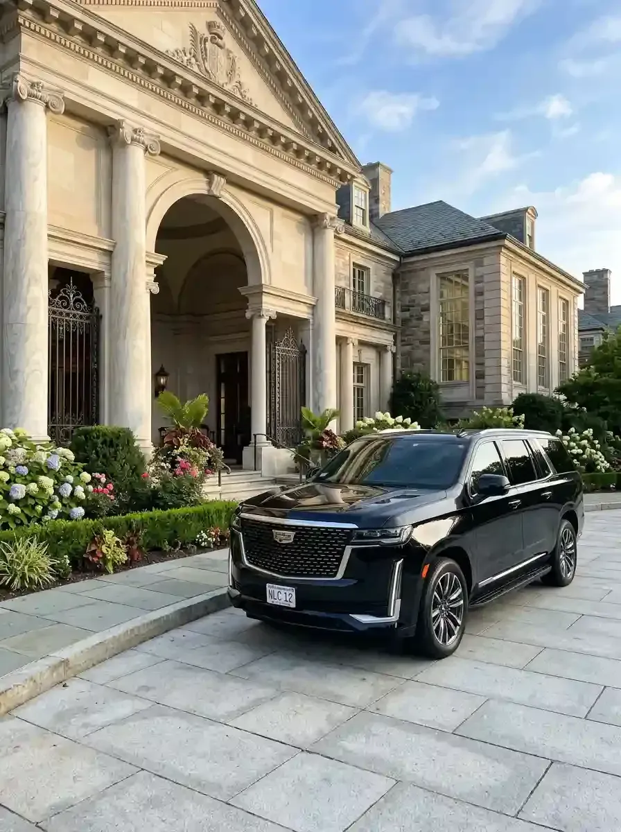 Traveler using private black car service from Newburyport to Boston Logan International Airport