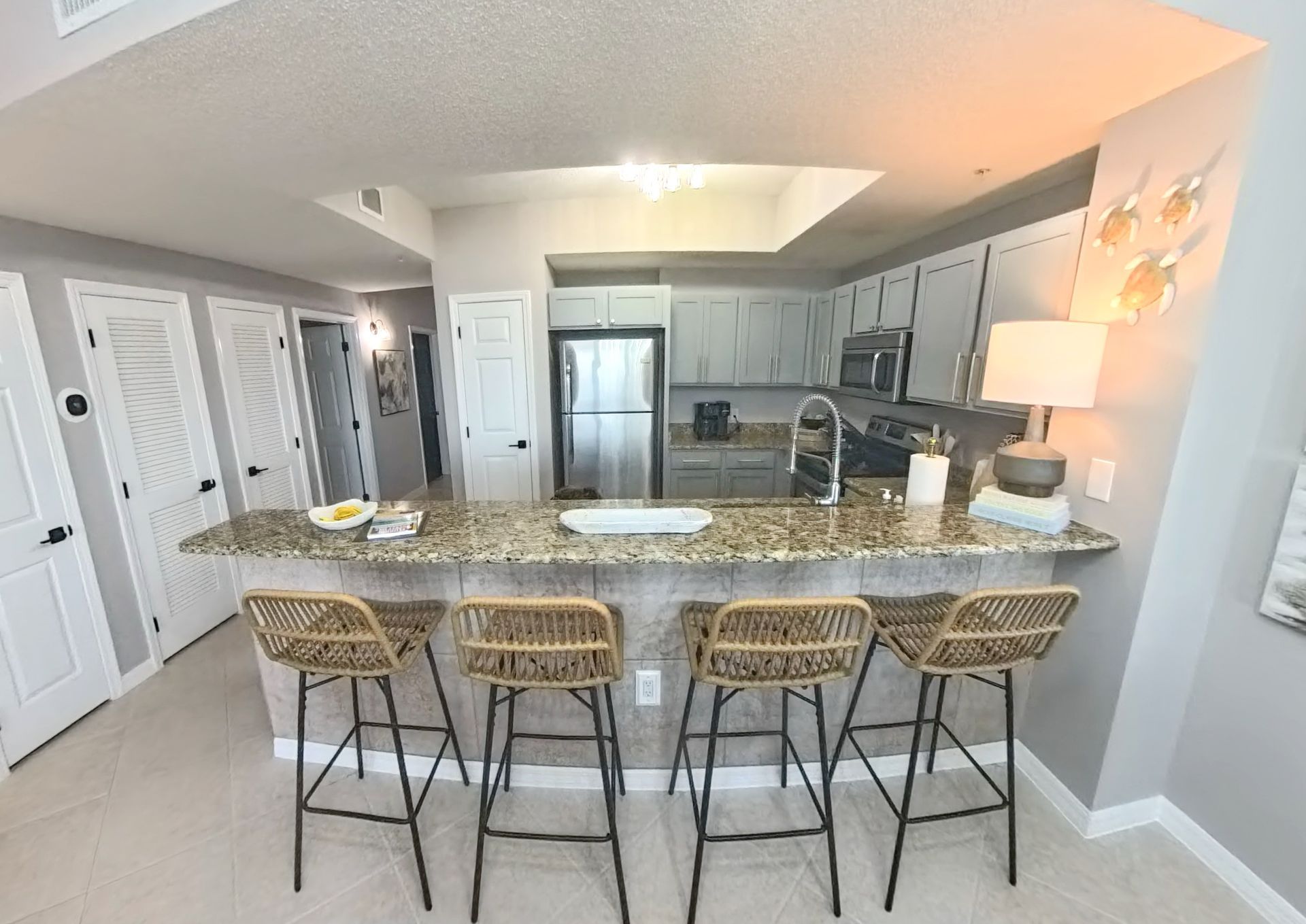 Kitchen with Bar