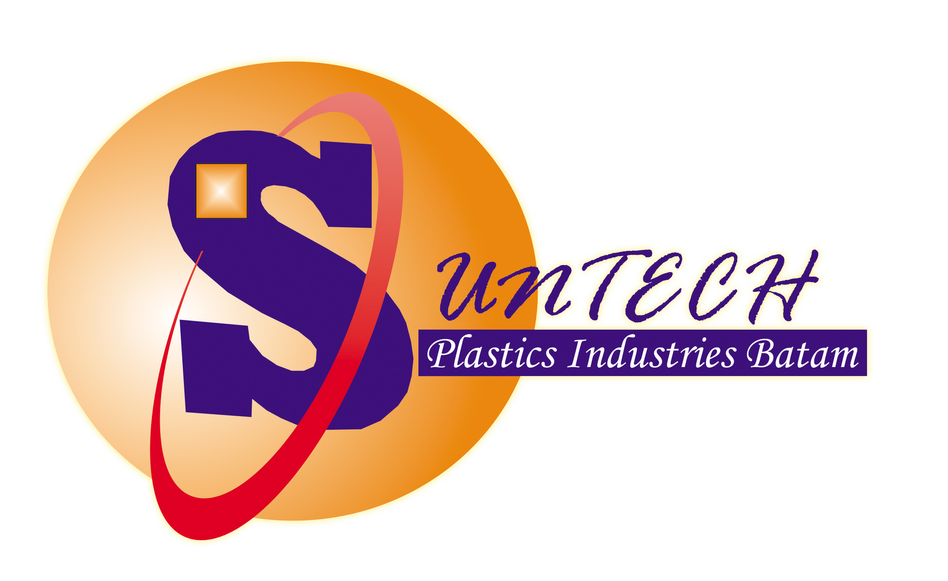 Logo for Suntech Plastics Industries Batam: purple 