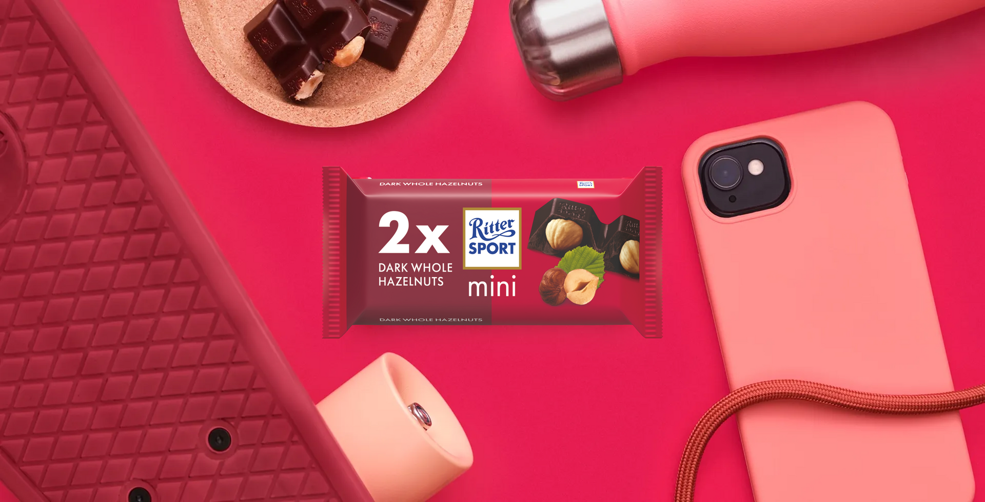 mini Twinpack Dark Whole Hazelnuts