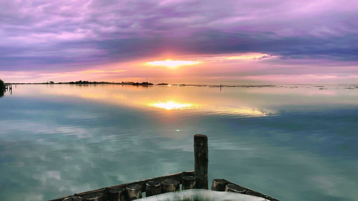 Tramonto in laguna 