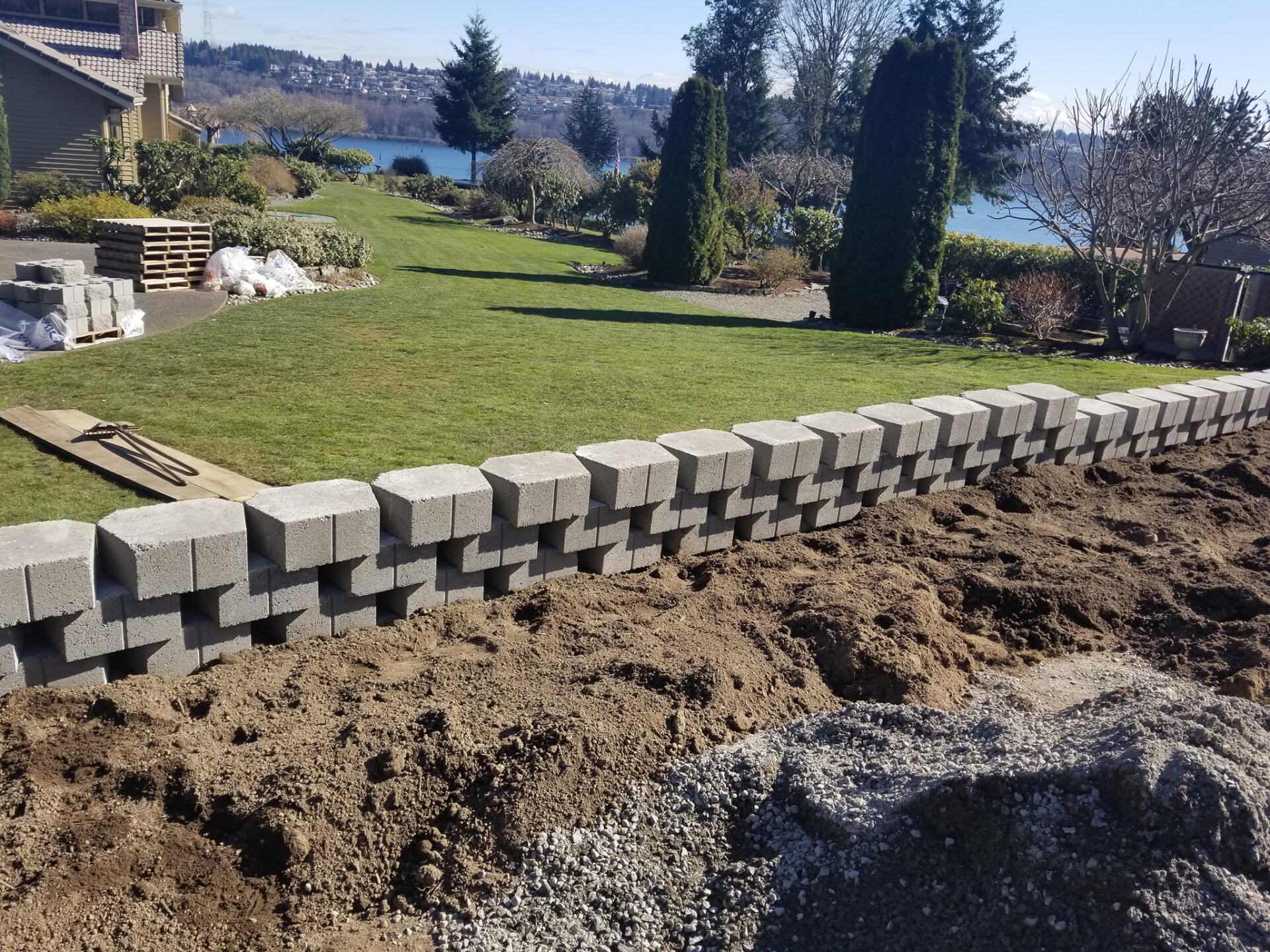 Stone Hardscaping on Yard — Port Orchard, WA — Clean Time Landscaping