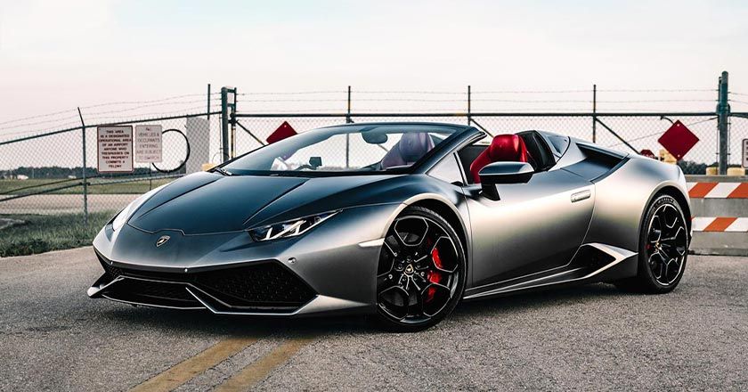 luxury car with ceramic coating