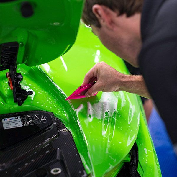 applying clear bra xpel paint protection