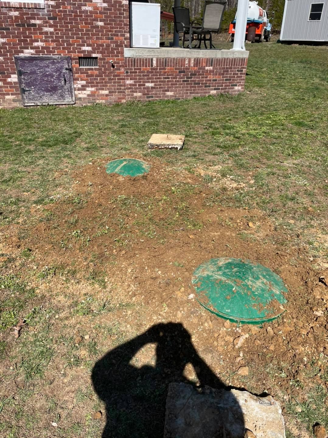 installed risers to help with future inspections and services