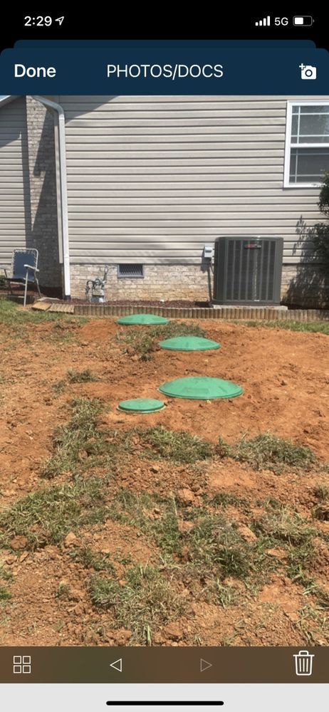 installed risers to help with future inspections and services