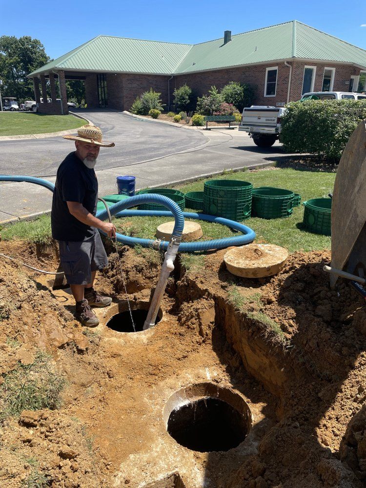 No tank too big or too small this was a local golf course that called with an emergency situation
