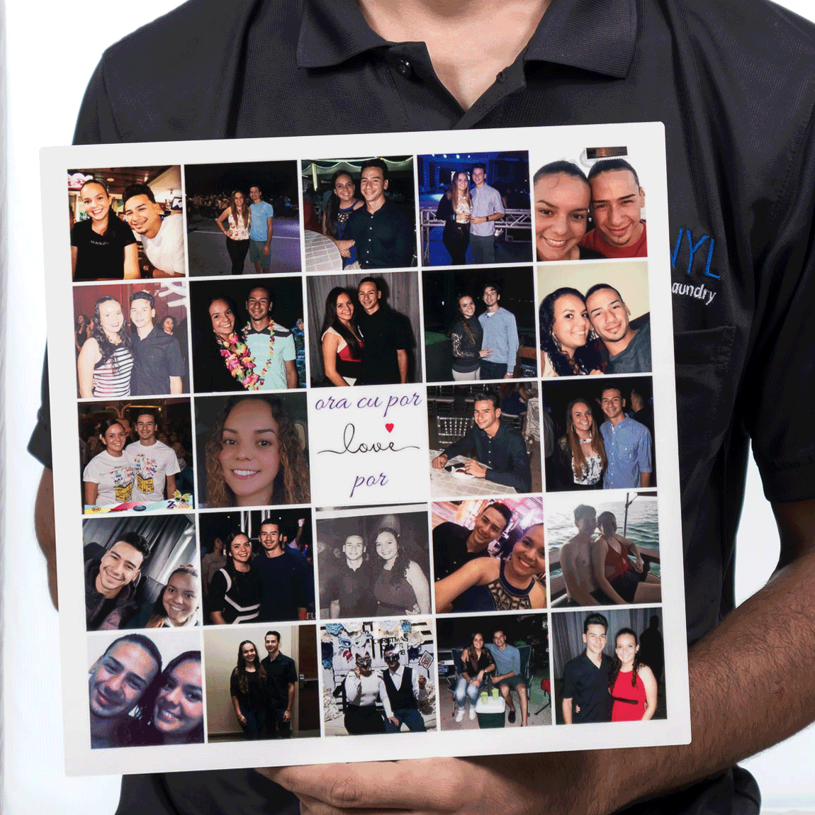 Customer Disply of Collage Print