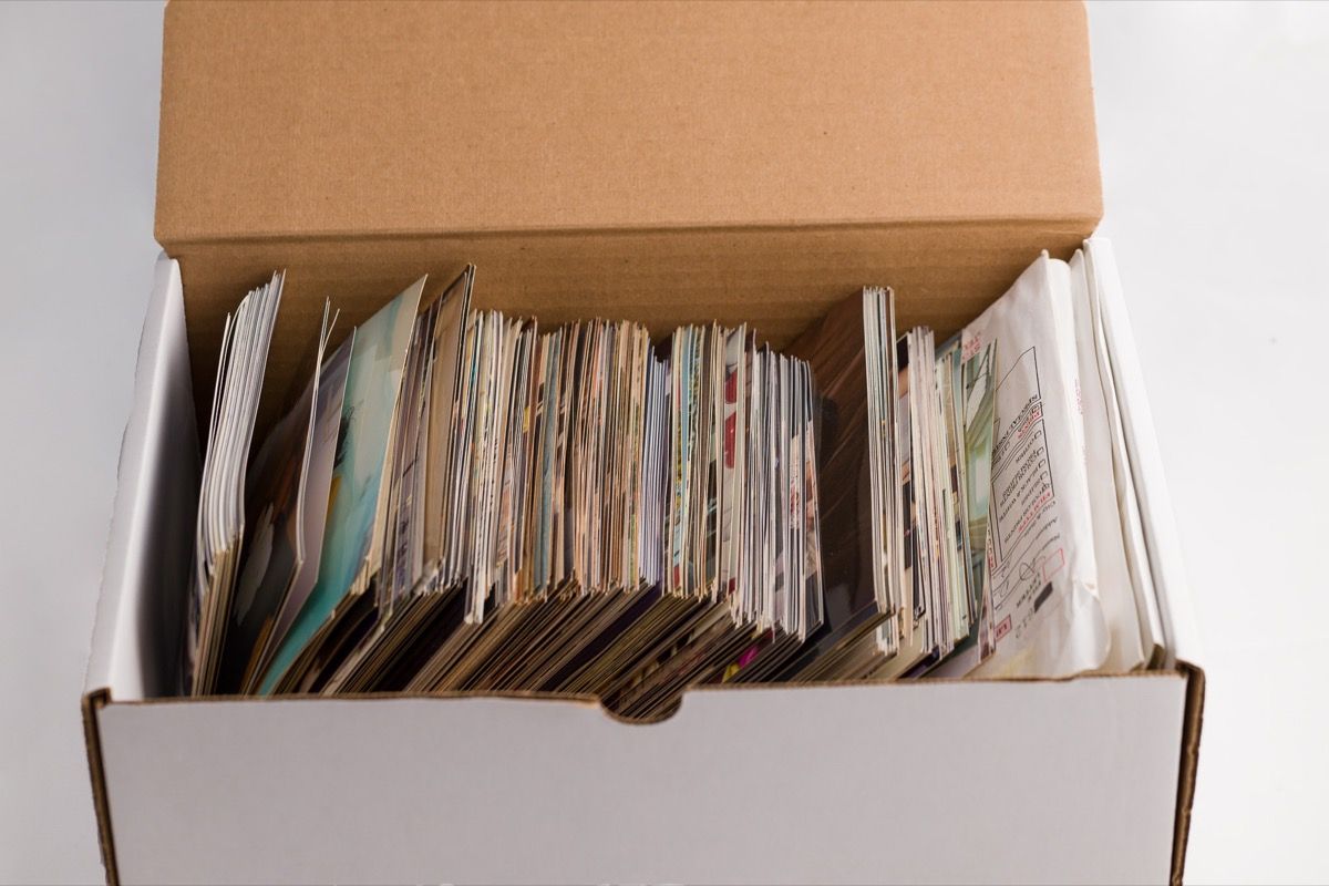 Box of photos to scan