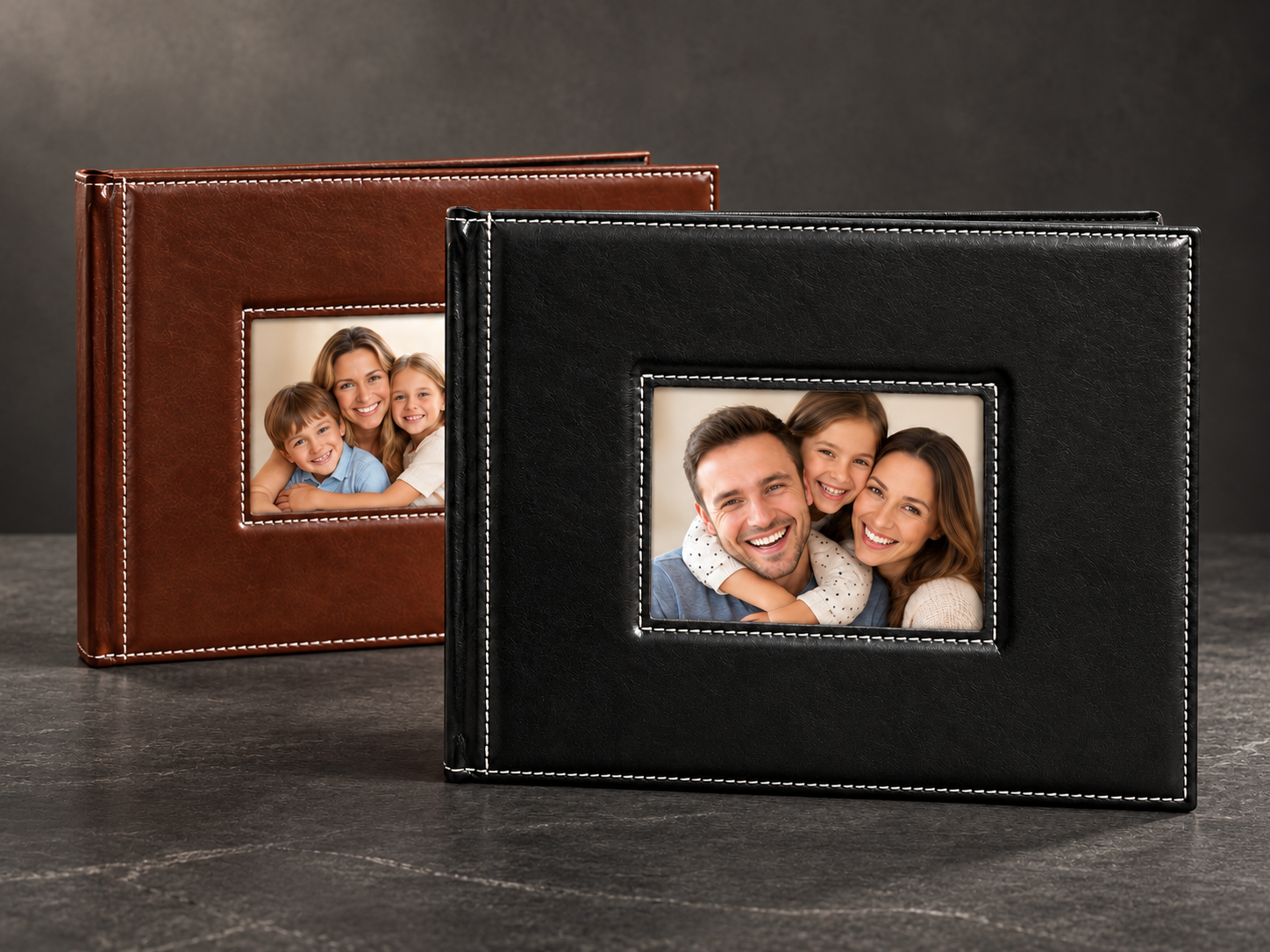 Leather & leatherette photo book