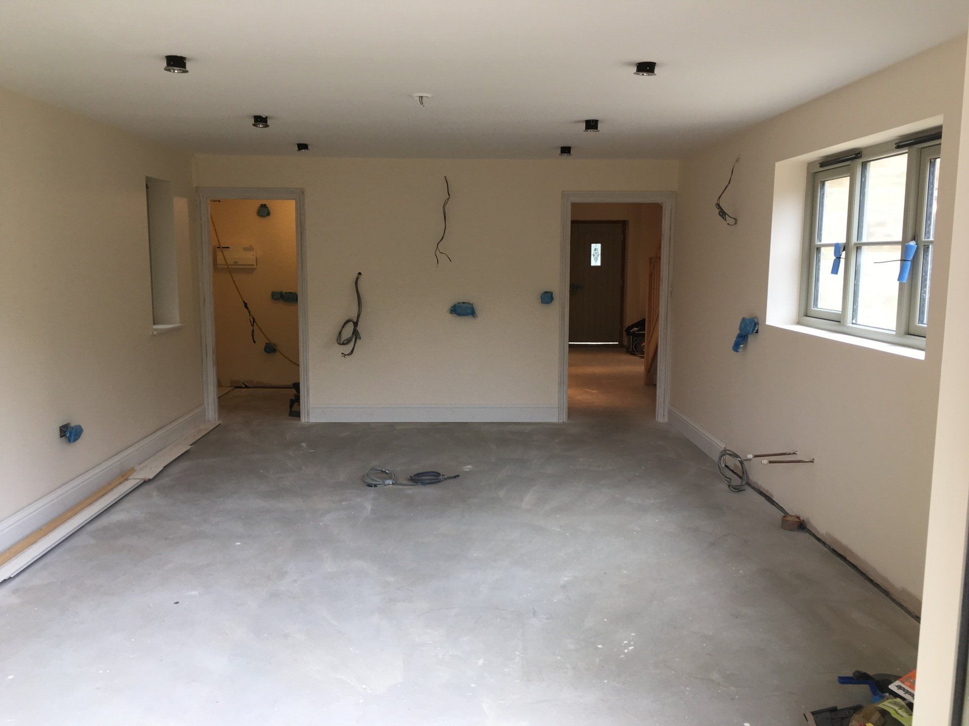 Before kitchen installation in Longworth