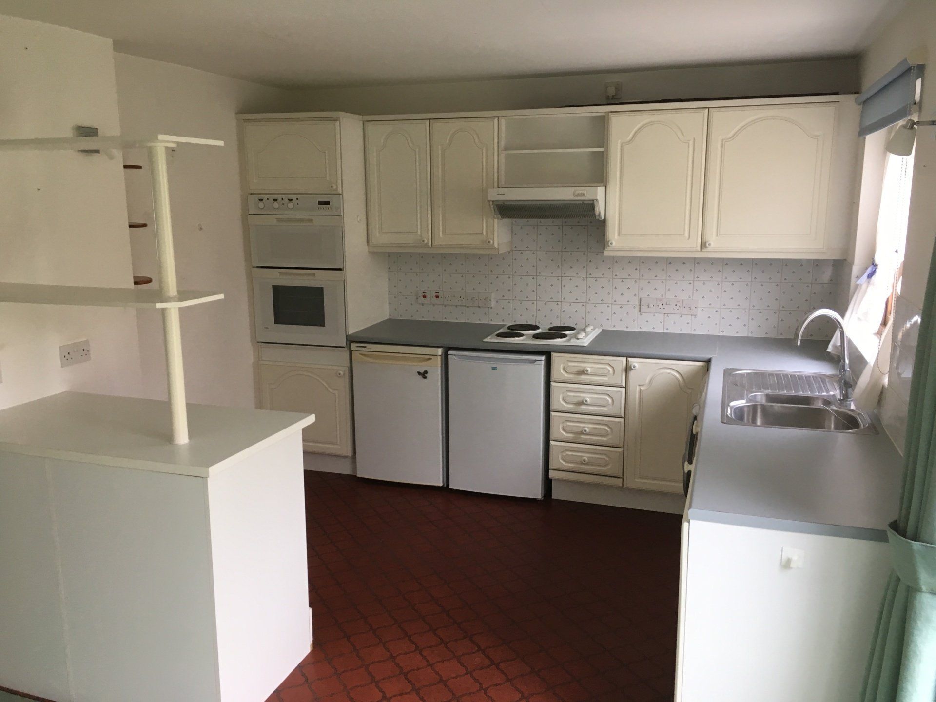 Before kitchen installation in Bampton