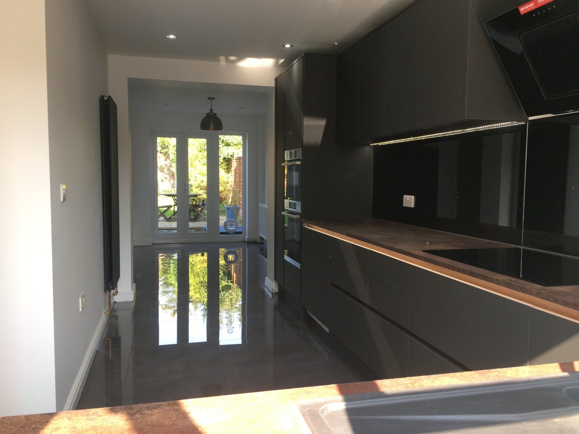 Completed kitchen garage conversion in Witney